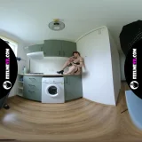 180VR Marija redhead nude photosession backstage frame 3